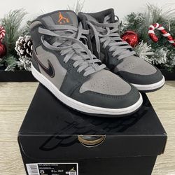 Air Jordan 1 Mid SE “Night Stadium / Black” – Excellent Condition (Men’s 8)