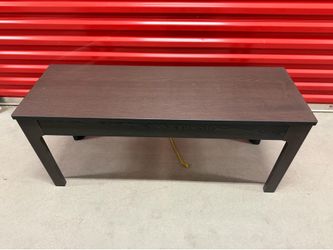 Wood bench
