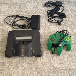 Nintendo 64 Console With Controller 