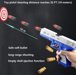 Toy Pistol with Three Magazines