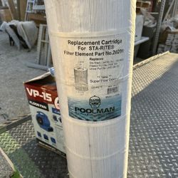 New filter for  pools new retail is $104 wt tax here only $80 dls   Poolman 8-11/16 in. Sta-Rite Posi-Flo 100 sq. ft. Replacement Filter Cartridge