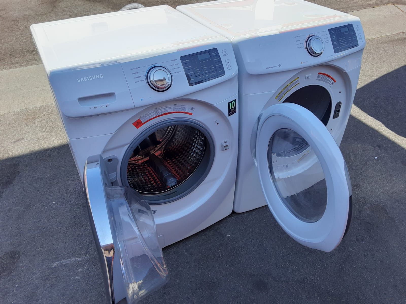 Samsung washer and dryer