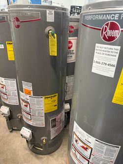 New Water Heater Rheem