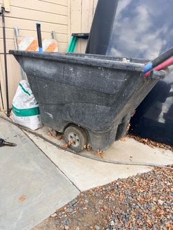 Trash cans and carts