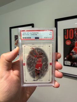 Michael Jordan #9 1998 SP Authentic PSA 7