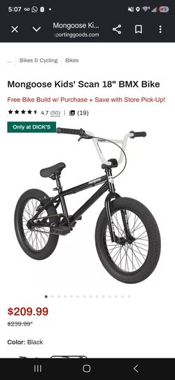 New kid mongoose bike