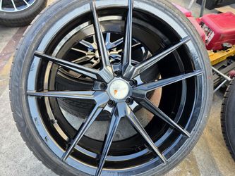 20"new Glossy Black Wheels & New Tires For  AUDI A5  2012-2017 