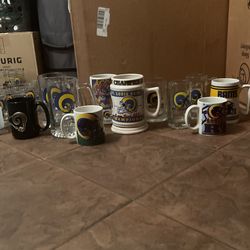 11 Rare Vintage Rams mugs