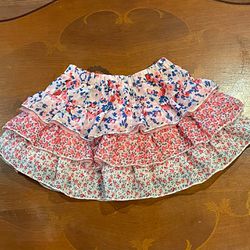 Floral Layered, Ruffled Tutu Style Skort, 3T - Children’s Place