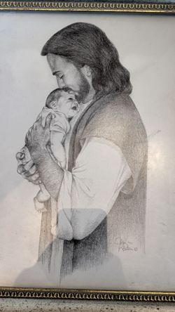 Jesus and infant picture Glen Klaton