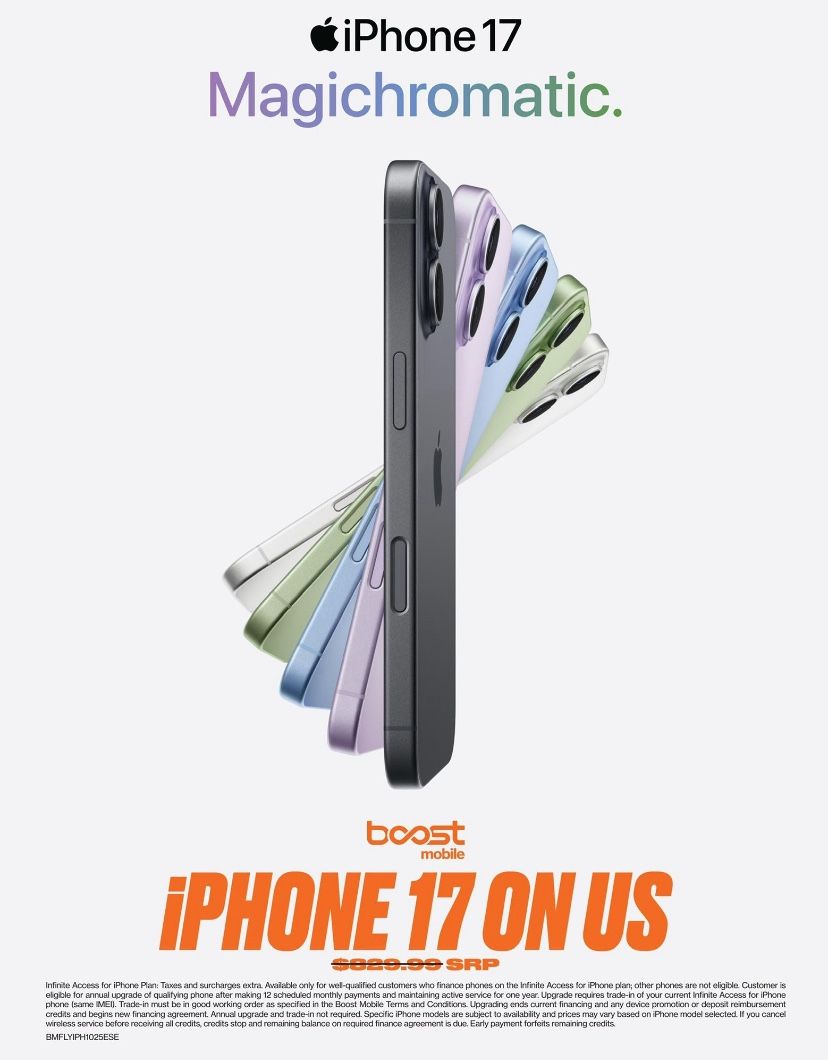 NEW iPhone 17 ON US!π