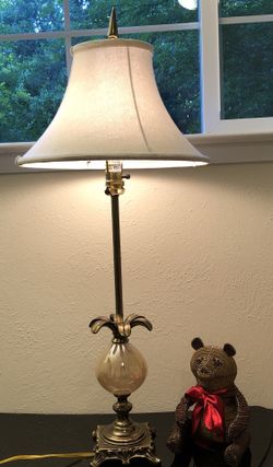 Brass look carnival glass