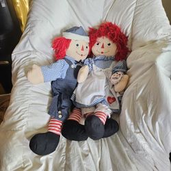 Raggedy Ann and Raggedy Andy Limited Edition Dolls