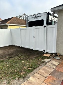 Vinyl Fence