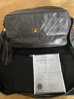 Chanel 24K Gold Platted Hardware Crossbody Bag In Dark Brown