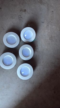 These lights go up in your kitchen. They’ve never been used.