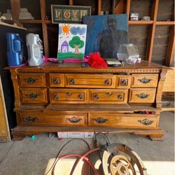 Wood dresser