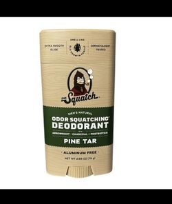 Dr. Squatch Pine Tar Men's Natural Deodorant 2.65 oz. Aluminum Free