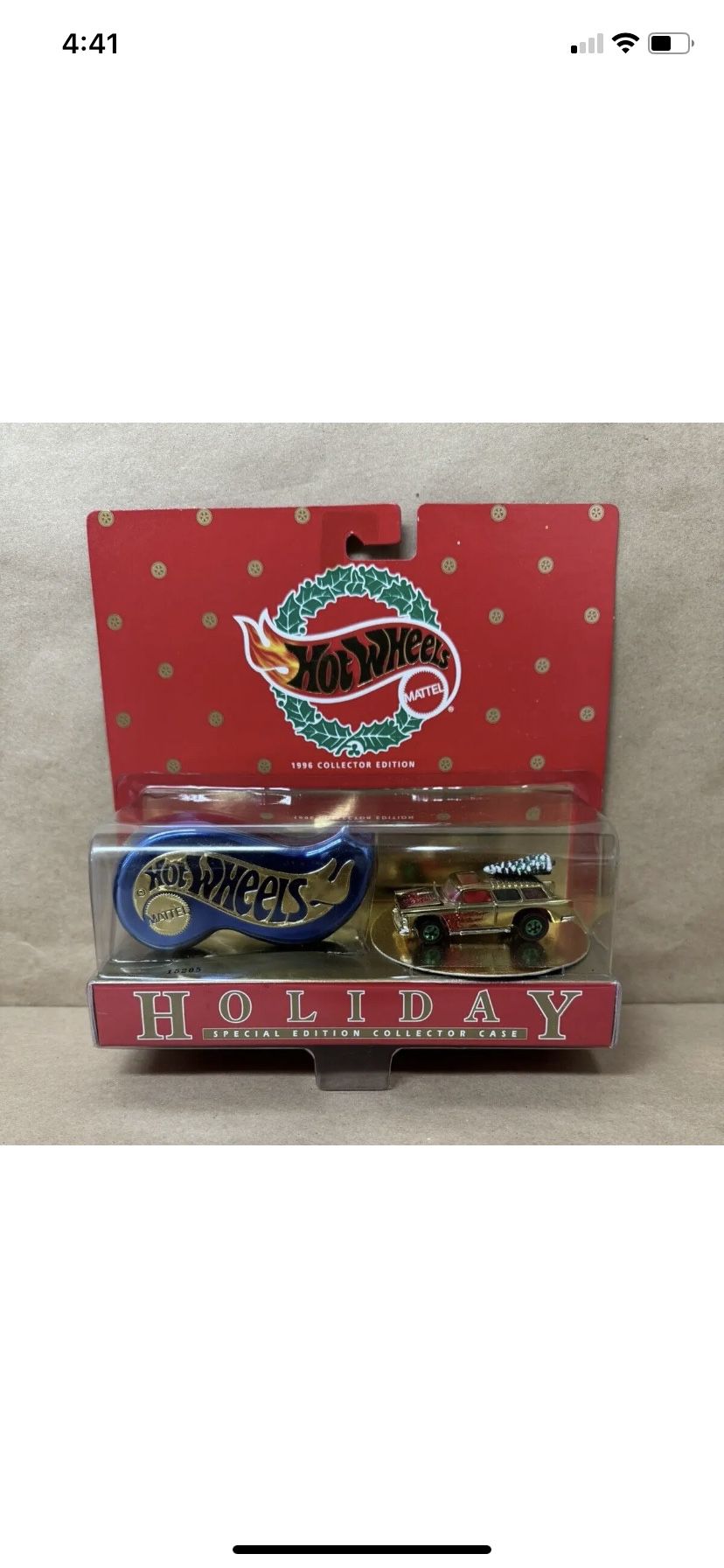 1996 Hot Wheels - 1955 Chevy Nomad -  Holiday Special Edition Case Car - Sealed