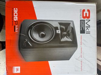 JBL 305P MkII speakers
