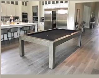 8 Modern Pool Table / Grey 