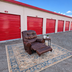 La-Z-Boy Leather Massage Recliner Chair – $150