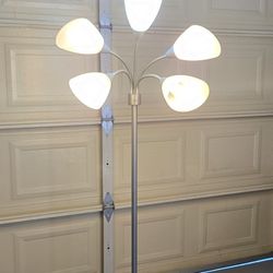 Simple Designs 67" Medusa 5-Light Adjustable Gooseneck Floor Lamp
