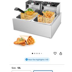 TANGME Commercial Deep Fryer 