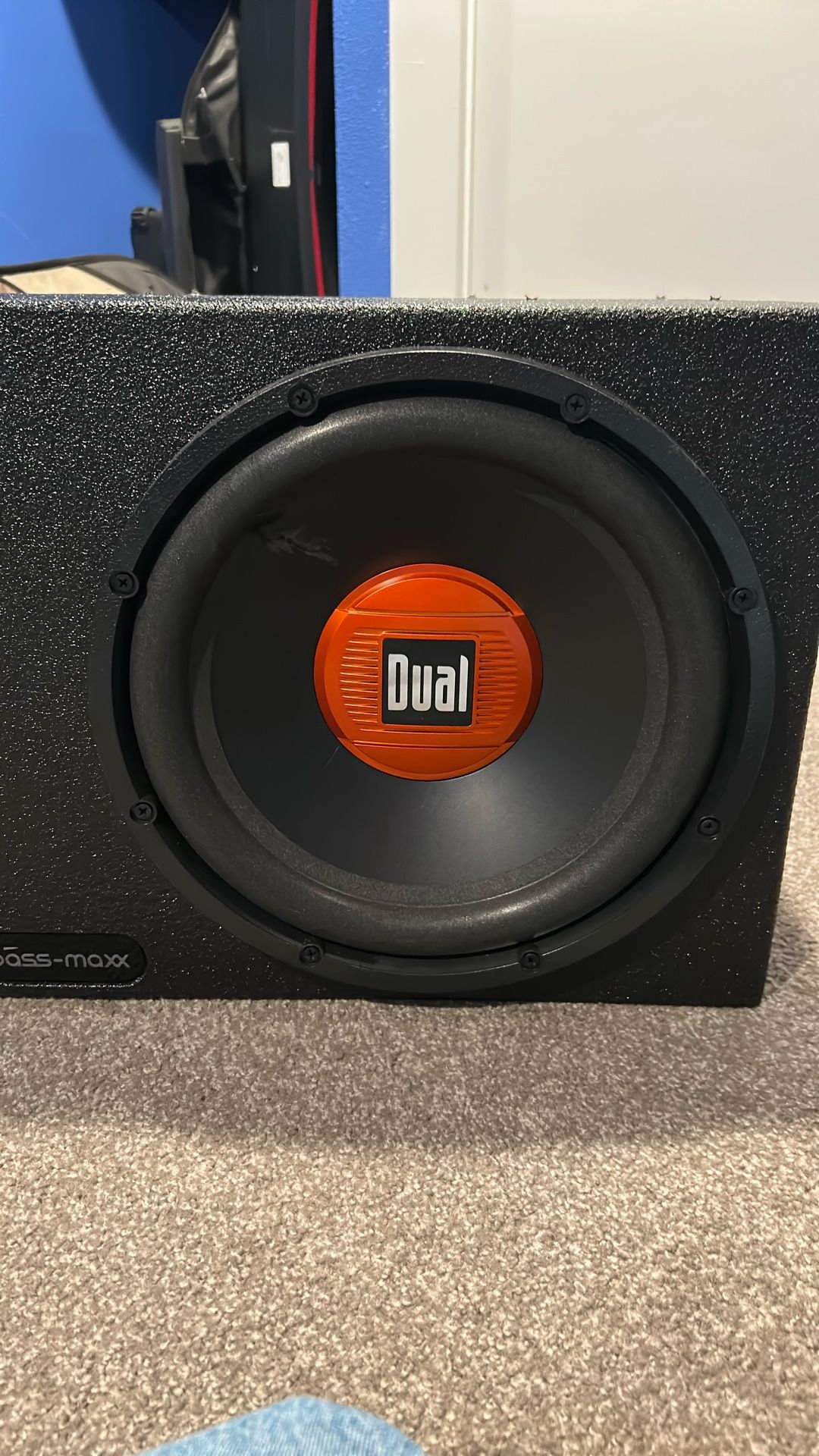DUAL Brand 12in Subwoofer In Box (Comes With Amp)