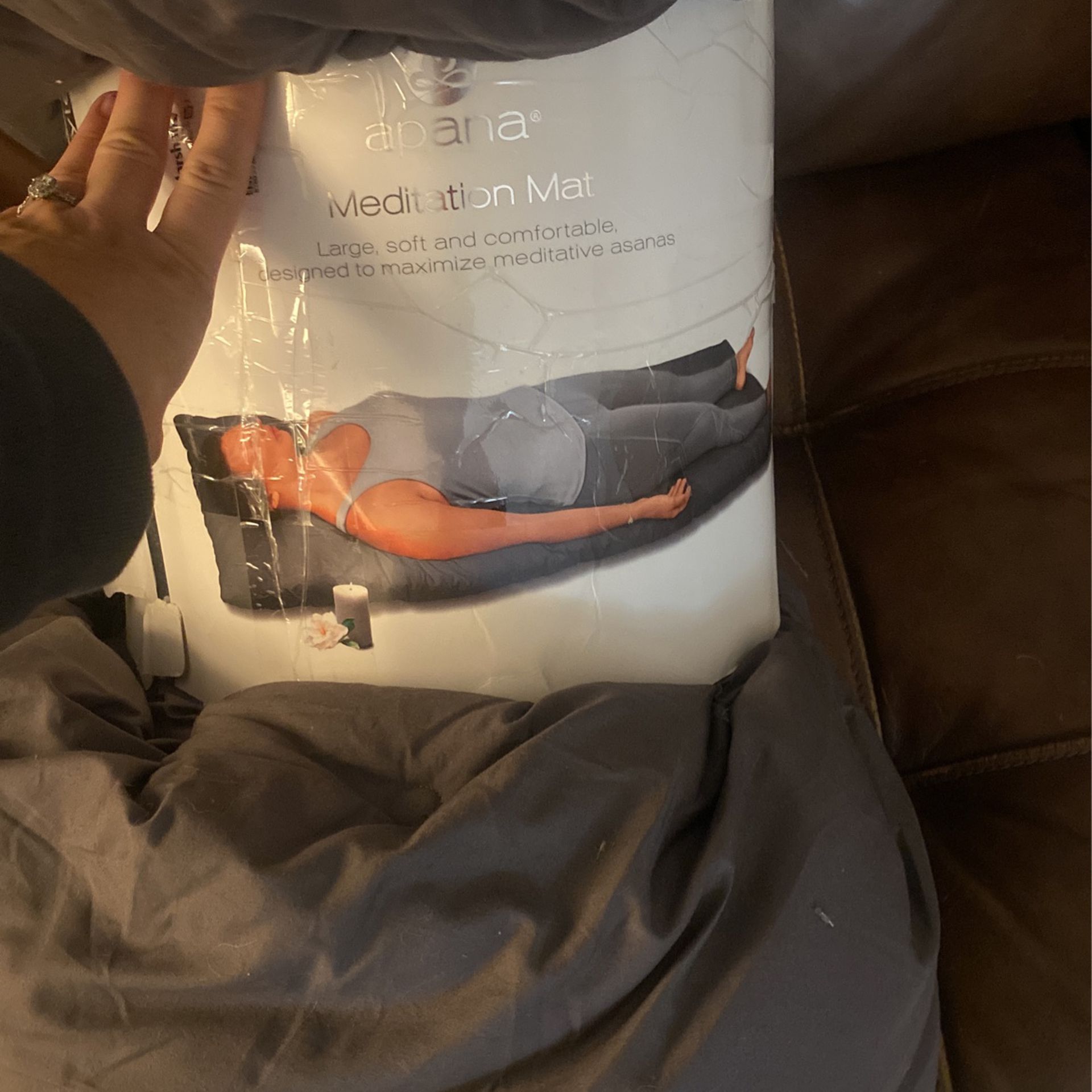 Alana Yoga Matt and a pillow/ Futon Mattress/ Sleeping Mattress Plus’s Pillows 