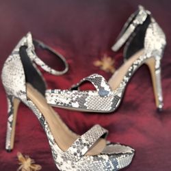 Aldo Snakeskin Heels 