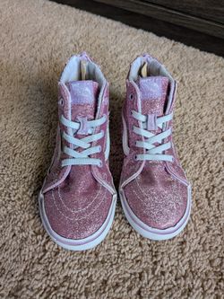 Toddler Sparkly Vans Shoes - Size: 9