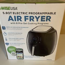 GoWISE USA 5.8-QT 8-in-1 Digital Air Fryer