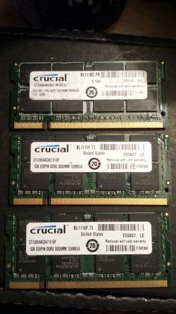 Crucial laptop ram