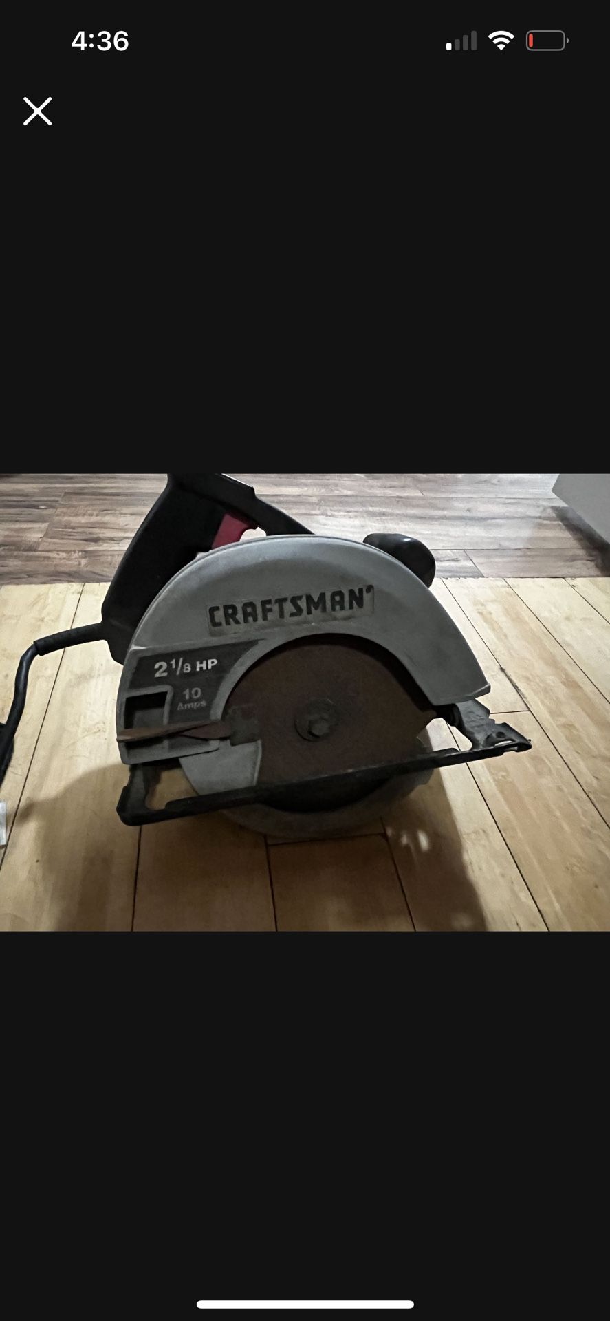 Plug in circular saw