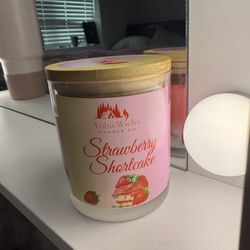 Strawberries And Cream Yuba Wicks Candle Co & Caribbean Island 