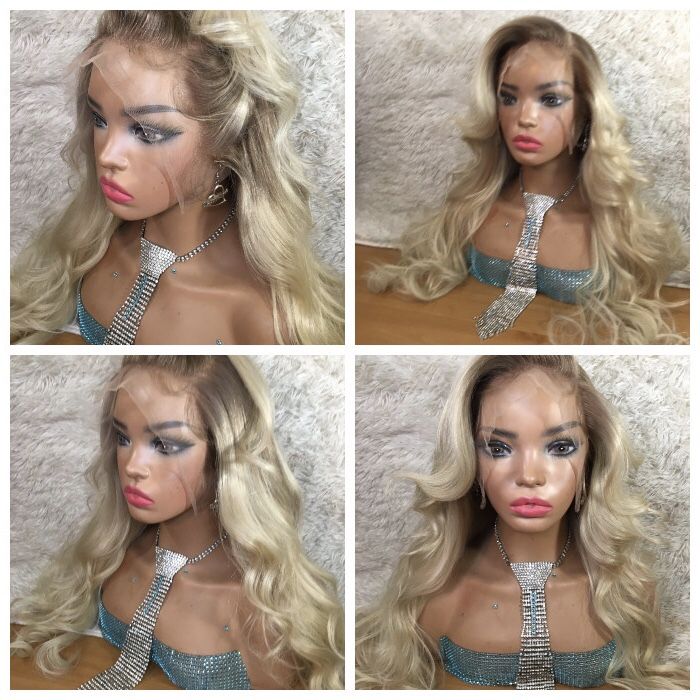 Ombré Blonde 6/613 13x6 Lace Wig 24 in