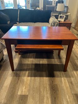 Computer Desk Real Hardwood