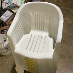 10 Plastic Chairs