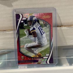 2021  Absolute Red Squares /499 Justin Jefferson 