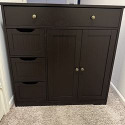 *BRAND NEW* Wooden Shelf w/ Cabinets and Drawers