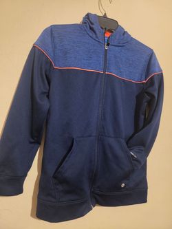Boys Blue Full-Zip Hoodie Jacket