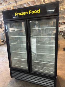 Two glass door freezer