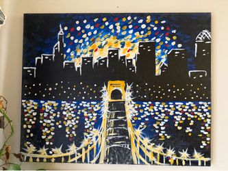 Hand painted Cincinnati