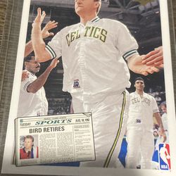 1991-92 Upper Deck Larry Bird Magic Johnson Retirement #SP1 Celtics Lakers In plastic case since new
