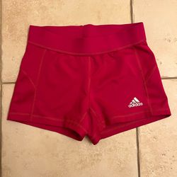 Adidas booty short with elastic band
