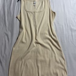 h&m ribbed tank dress