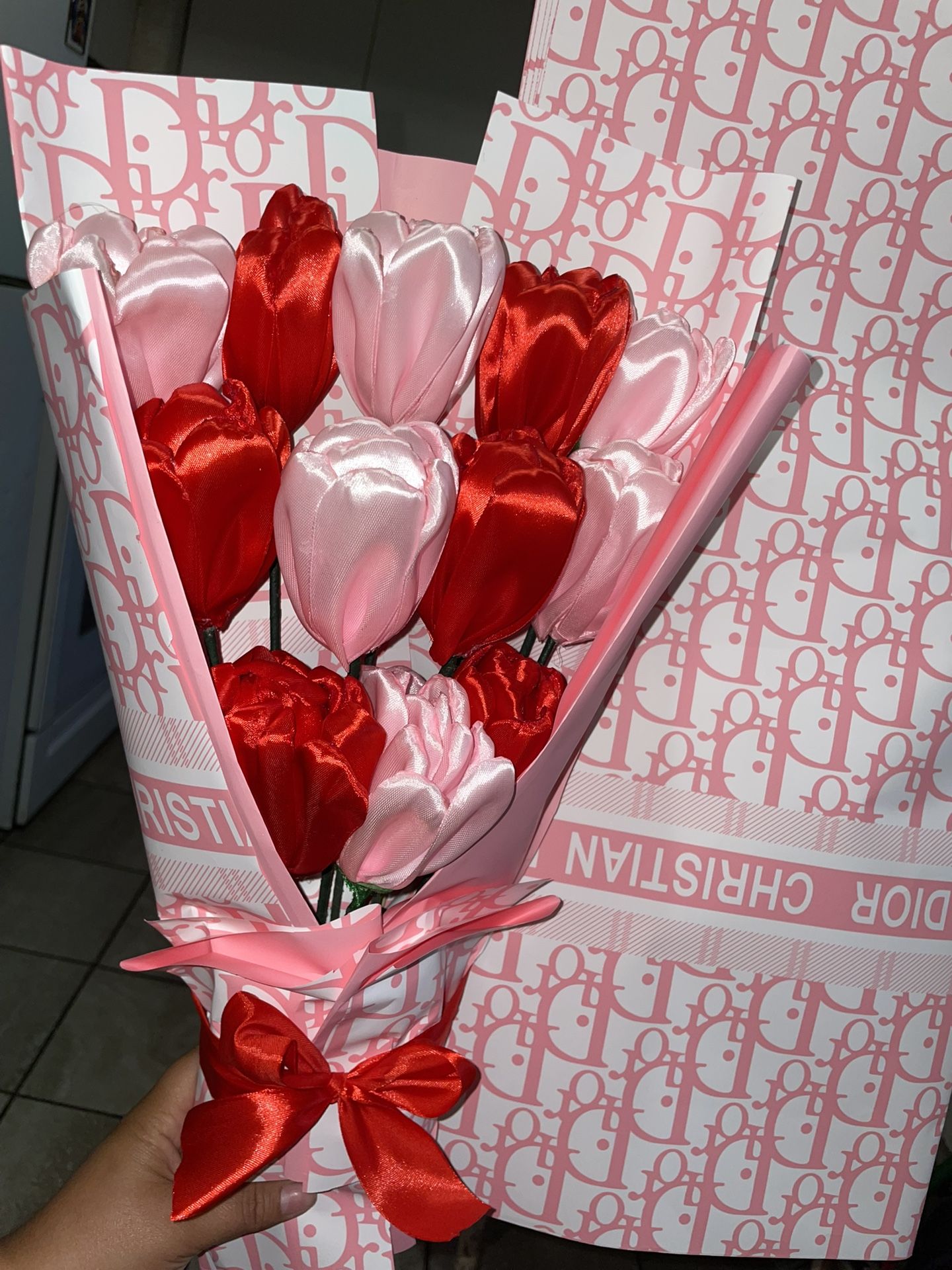 Ribbon Tulips