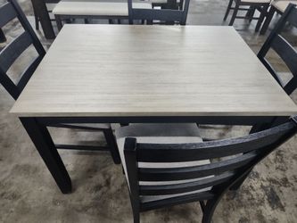 Martin Black 5 Piece Dining Set