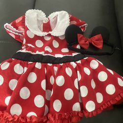 Miny mouse disneyland costume for babys 